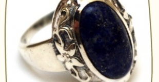 Bague lapis lazuli pour femme