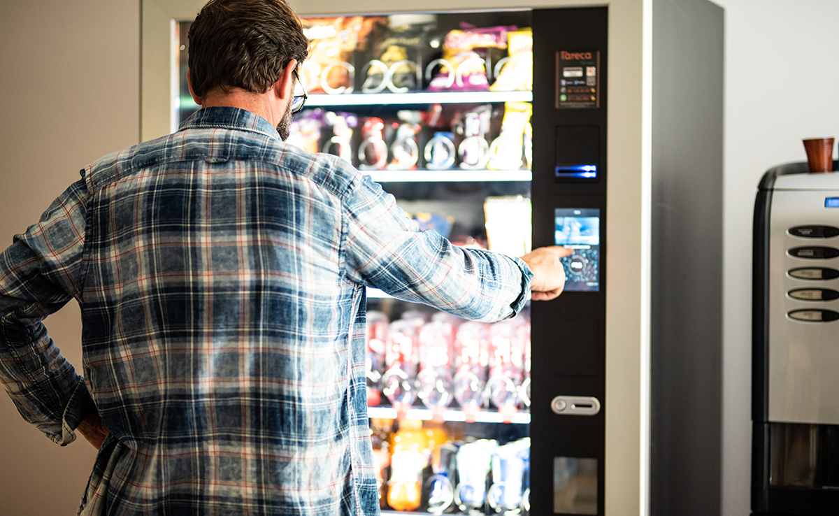 Distributeur automatique pour CSE (boissons, snack, friandises, etc.) !