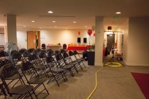 Transformation d'un openspace en salle de spectacle